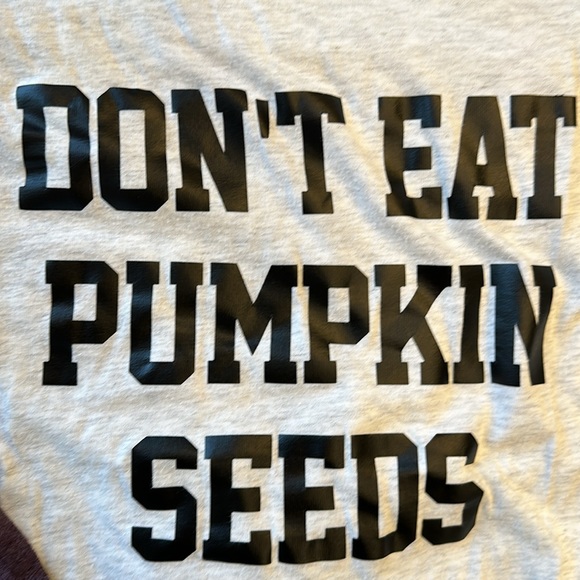 'Don't Eat the Pumpkins' Maternity Shirt, Small - Picture 3 of 4